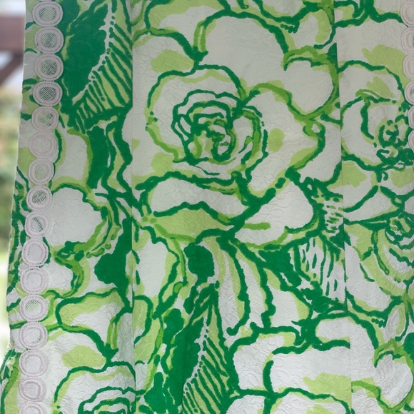 Lilly Pulitzer dress green and white worn once - Picture 7 of 7